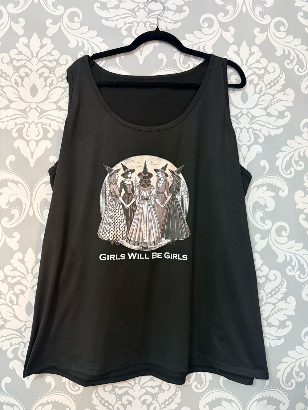 🌿2/$25 • Women’s “Girls Will Be Girls” Halloween Tank Top